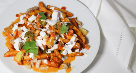 Mexican Fries With Salsa/ Sour Cream