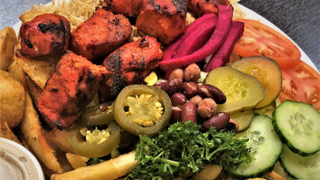 Tandoori Chicken Kebab Plate