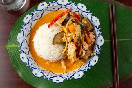 Red Curry On Jasmine Rice