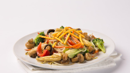 28. Vegetable Mushroom Chow Mein(Made With Bean Sprouts, Not Noodles)