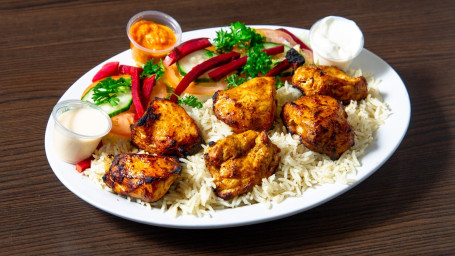 Chicken Tikka Kebab Platter (2 Pcs.