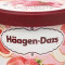 Haagen Dazs, Strawberry Ice Cream, 3.6 Oz. Cup