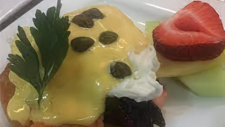 Smoked Salmon Capers Benedict