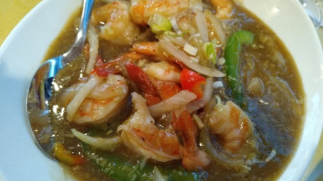 Tx1. Sauteed Shrimp With Lemongrass Tom Xao Xa Ot