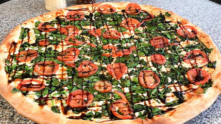 Baby Spinach Caprese Pizza