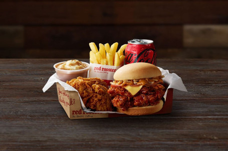 Triple Bbq Bacon Burger Box (5770 Kj).