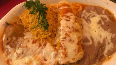 28. Two Chicken Mole Enchiladas