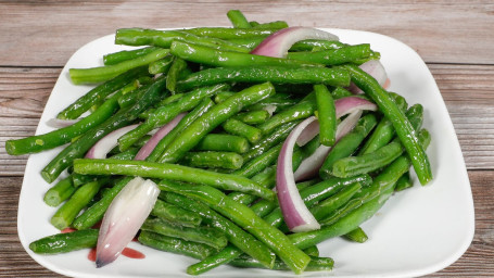 Crispy Green Bean W/ Garlic Sauce Yóu Yán Dòu Zǐ