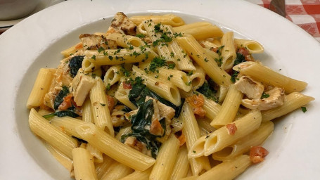 Penne, Spinach, Pollo