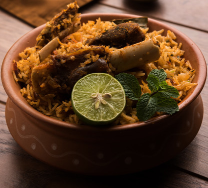 Chicken Biryani With Mutton Kassa [2 Pieces]