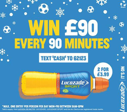 Lucozade 2 Pour 3,99 £