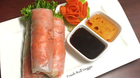 Veggie Thai Fresh Rolls (3)