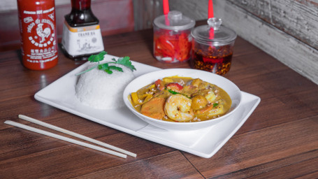 Curry Vietnamien Aux Crevettes Géantes (Gf)