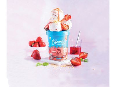 Glace Cheesecake Fraise 450Ml