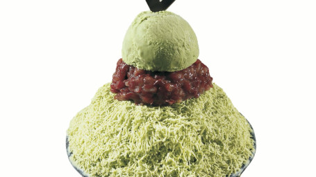 Matcha Red Bean Bingsu