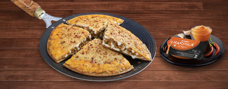 Combo Pizza Paratha : Chk Keema Harissa