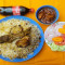 Chicken Biryani (1 Plate), Chicken Roganjosh (2 Pcs) And 1 Pc Coke/Thumsup (250 Ml)
