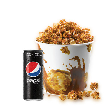 Popcorn Caramel Régulier Pepsi Boîte Noire