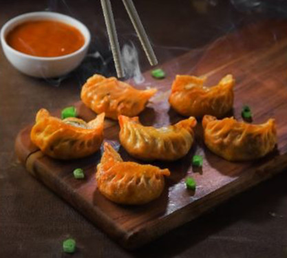 Deep Fried Paneer Tikka Momos [6 Pcs]