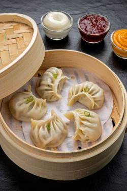 Steamed Classic Chicken Momo (5 Pcs)