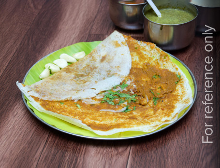 Butter Onion Dhaniya Masala Dosa