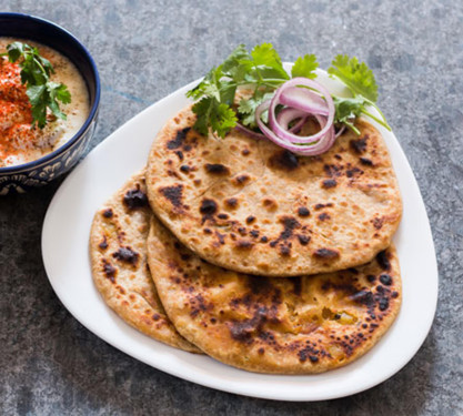 Aloo Paneer Stuffed Paratha