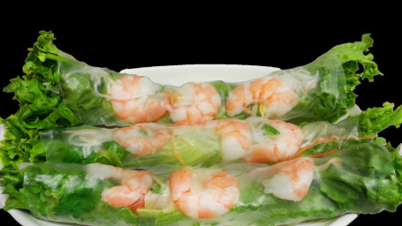 A2. Mixed Salad Rolls, Shrimp (3 Rolls)