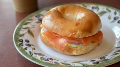 Bagel With Low Fat Lox Cream Cheese