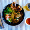 Bun Tom Thit Nuong Cha Gio( Grilled Shrimp, Beef or Pork, Eggroll Over Rice Noodle
