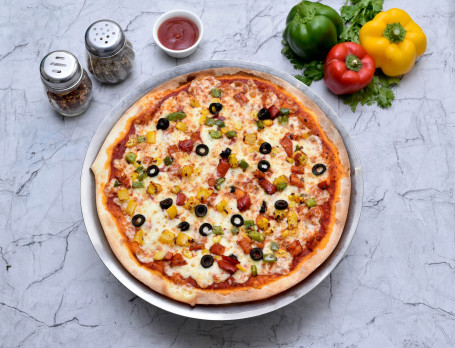 Grilled Herbed Vegetable Pizza