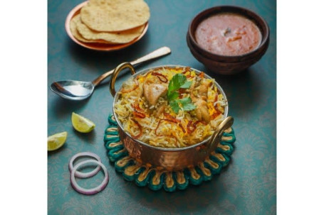 Lucknowi Chicken Biryani (Serves 1)