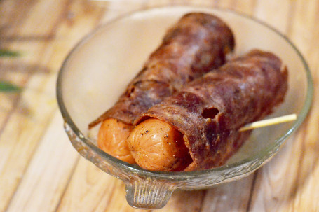 Bacon Wrapped Pork Sausages