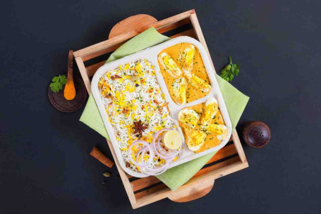 Boîte À Lunch Mughlai Egg Curry Rice