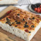 Sourdough Focaccia With Black Olives And Cherry Tomato (Vegan)