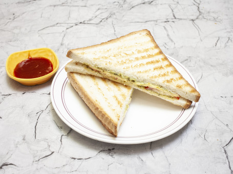 Cheese Pesto Tomato Sandwich