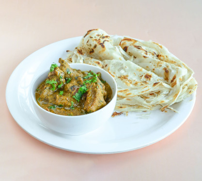 Parotta (2) Chicken Curry