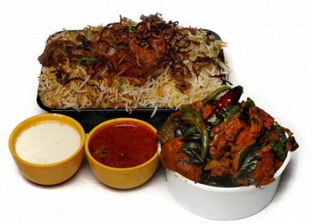 Hyderabadi Chicken Biryani Combo
