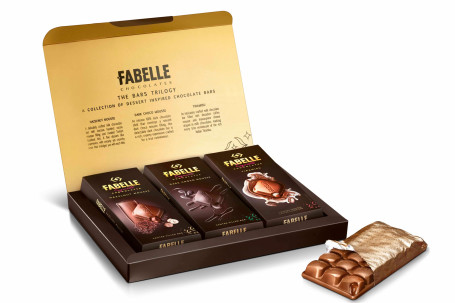 The Bars Trilogy Chocolate Gift Pack With 3 Bars