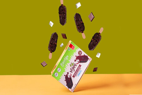 Barres Enrobées De Chocolat Végétalien Au Chocolat Et À La Noix De Coco Multipack 4 X 55 Ml