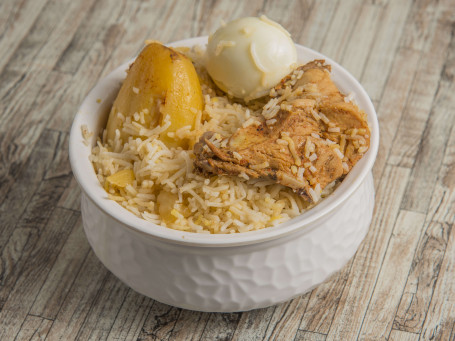 Chicken Biryani 1 Pec Chicken With 1 Pec Egg &1 Pec Potato