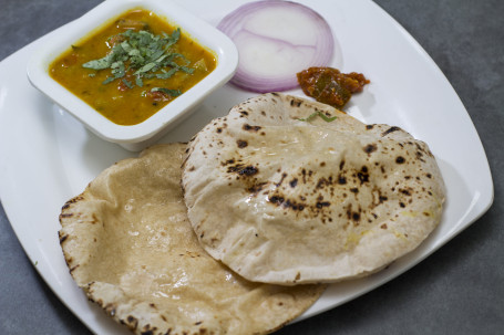 Side Dish With Fulka Chappati (2 Pcs) (Serves 1)