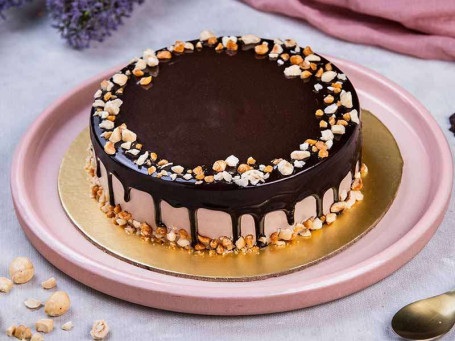 Hazelnut Chocolate Cake (500Gm) (Eggless)