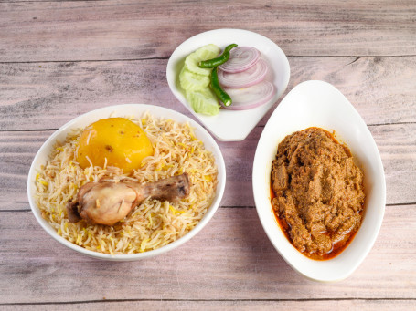 Chicken Biryani Chicken Chaap Salad