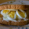 Boiled Egg Sandwich Without Grilled