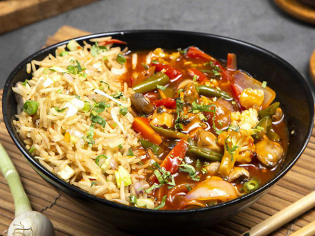 Veg Schezwan Sauce Meal Bowl