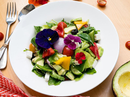 Fresh Avocado Greek Salad