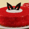 Gâteau de fête en velours rouge