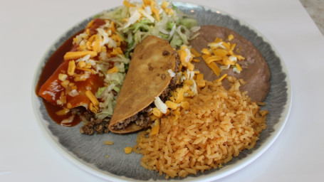 5. Enchilada Taco Combo