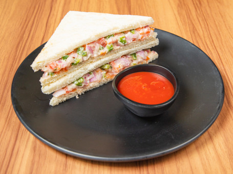 Veg Kanchumber Sandwich