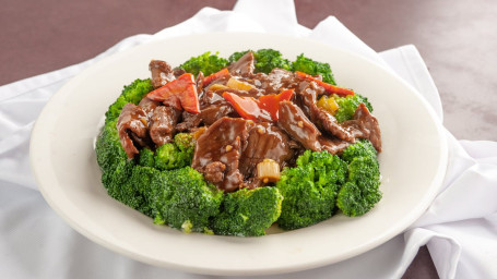 36. Beef With Broccoli Niú Ròu Bǎi Jiā Lì